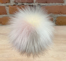 Load image into Gallery viewer, Jumbo Pink, Taupe, Ivory, White Pom, 6-Inch
