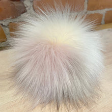 Load image into Gallery viewer, Pink Ivory Grey and White Jumbo Multi Color Hat Pom
