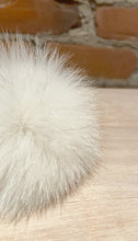 Load image into Gallery viewer, Natural Blue Fox Fur Pom Pom, 3-Inch
