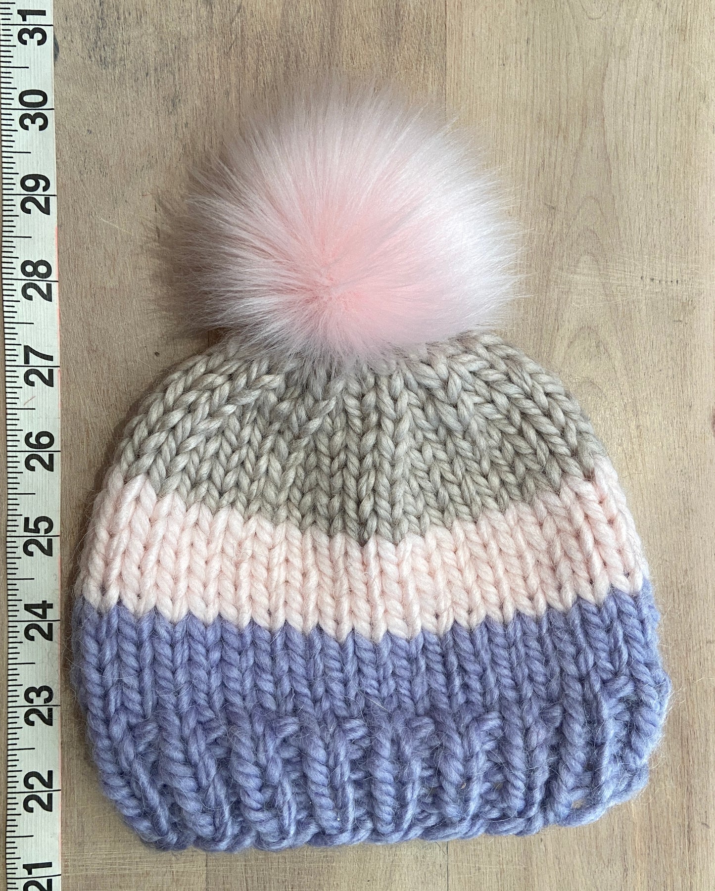 Bubblegum Pink Fox Faux Fur Pom, 3 Inch