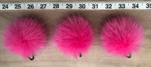 Load image into Gallery viewer, Neon Fuchsia Pink Mink Faux Fur Pom, 2.5-Inch
