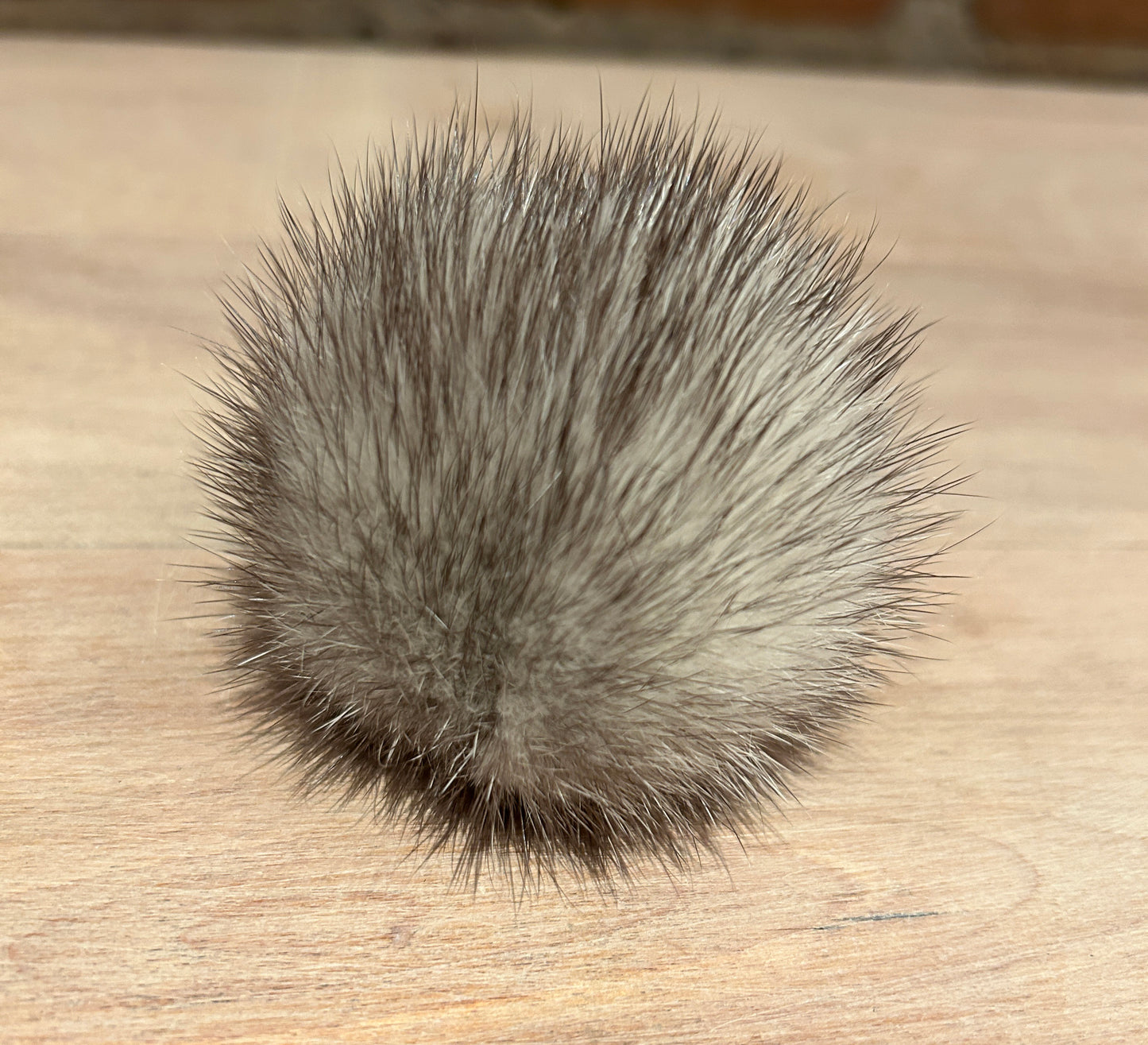 Grey Mink Pom, 2 Inch