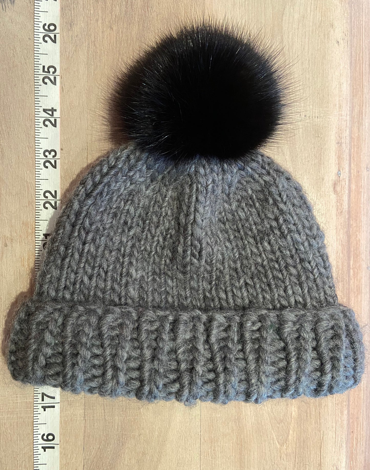 Black Fox Pom, 3 Inch