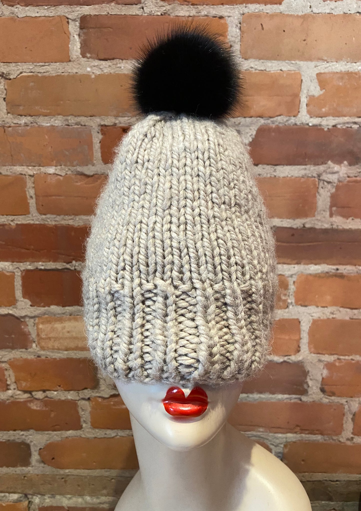 Black Fox Pom, 3 Inch