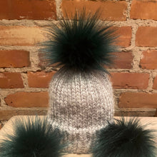 Load image into Gallery viewer, Small Clover Green Pom Pom for Baby&#39;s Knit Hat
