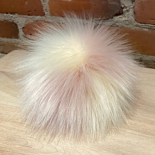 Pink and Ivory Multi Color Pom Pom