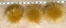 Load image into Gallery viewer, Small Gold Faux Lamb Fur Pom Pom, 3.5-Inch
