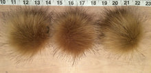 Load image into Gallery viewer, Golden Coyote Faux Fur Pom Pom, 3.5-Inch
