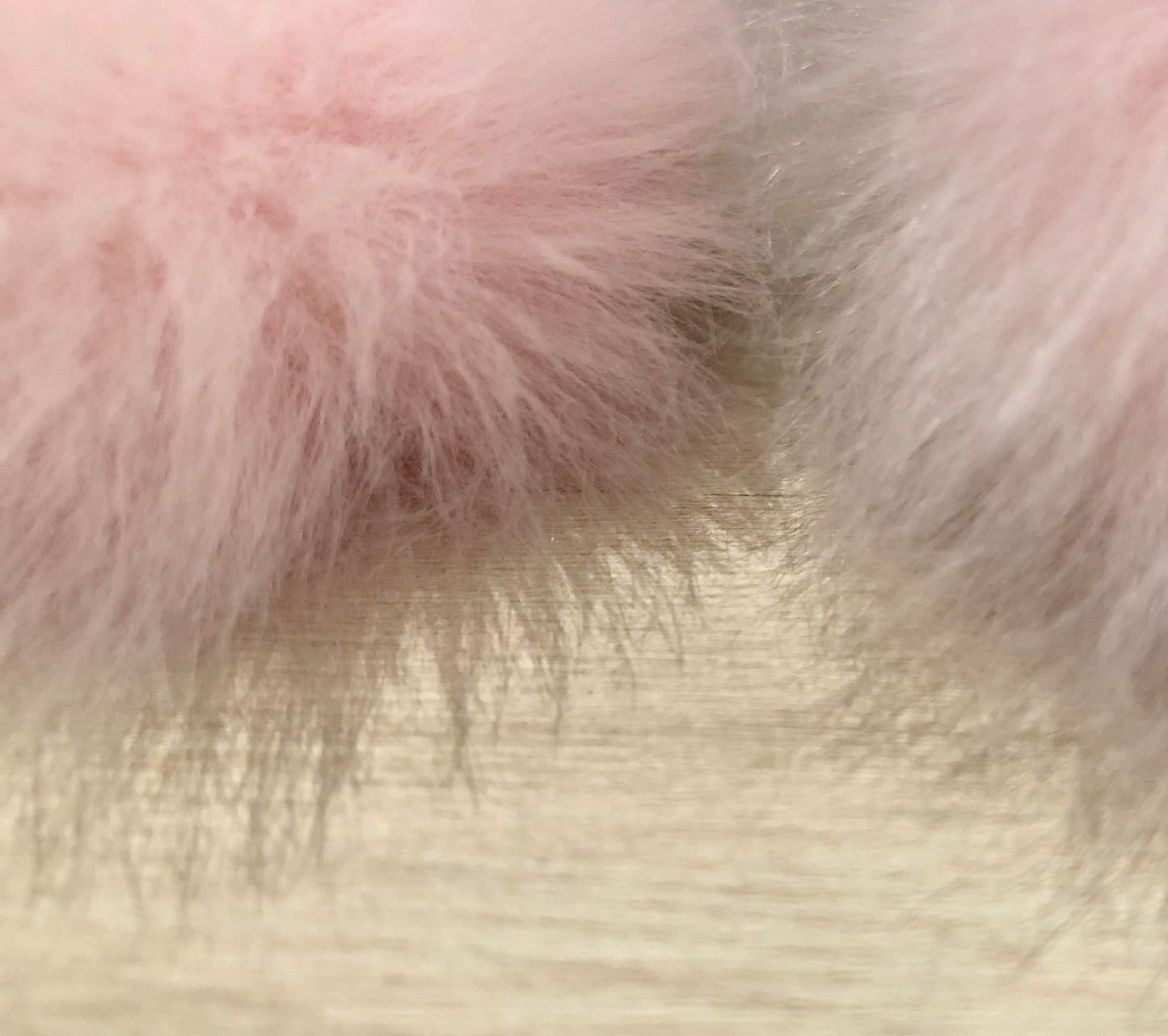 Bubblegum Pink Fox Faux Fur Pom, 3 Inch