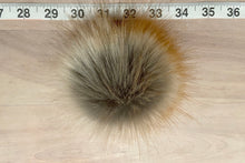 Load image into Gallery viewer, Small 3.5 Inch Faux Fur Red Fox Pom Pom
