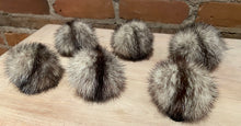 Load image into Gallery viewer, Detachable Grey Mink Pom Pom, 2-Inch
