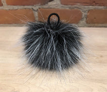 Load image into Gallery viewer, Small Silver Fox Faux Fur Pom Pom, 3.5-Inch
