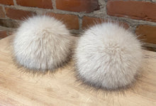 Load image into Gallery viewer, Pink Beige Fox Faux Fur Pom Pom, 4.5-Inch
