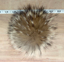 Load image into Gallery viewer, Golden Frost Beige Coyote Fur Pom, 5-Inch
