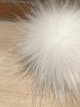 Load image into Gallery viewer, Snow White Faux Fox Fur Pom Pom, 3.5-Inch
