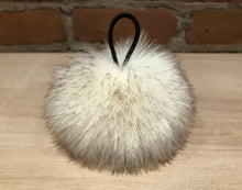 Load image into Gallery viewer, Ivory White Faux Chinchilla Fur Pom Pom

